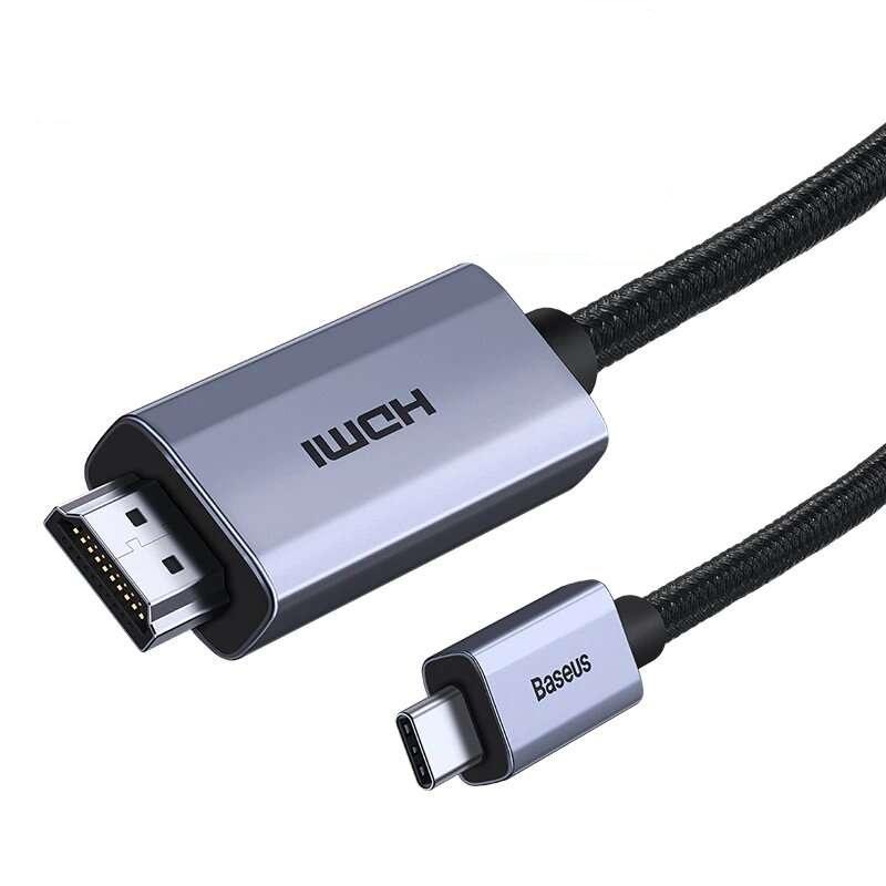 Baseus-Graphene-Type-C-to-HDMI-Cable-4K@60Hz-1m gadgetsea.pk HDMI Cables