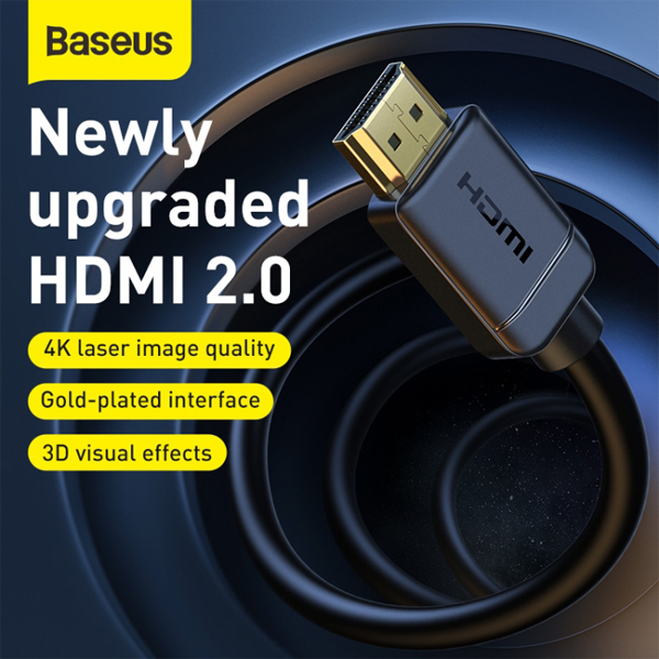 Baseus-HDMI-To-HDMI-Cable-4K-Supported-Version-2.0-2Meter