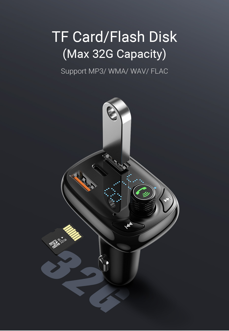 Baseus-Fast-Charge-Bluetooth-MP3-Charger-36W-S13-gadgetsea-pk-5