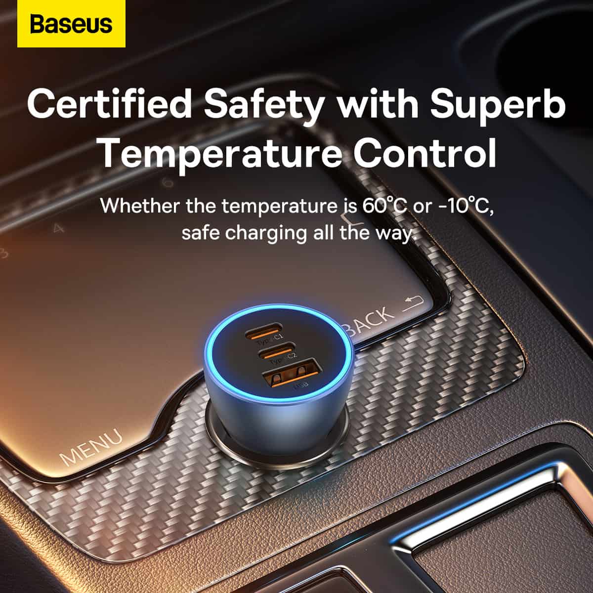 baseus-65w-golden-contactor-pro-triple-fast-car-charger-gadgetsea-pk-5
