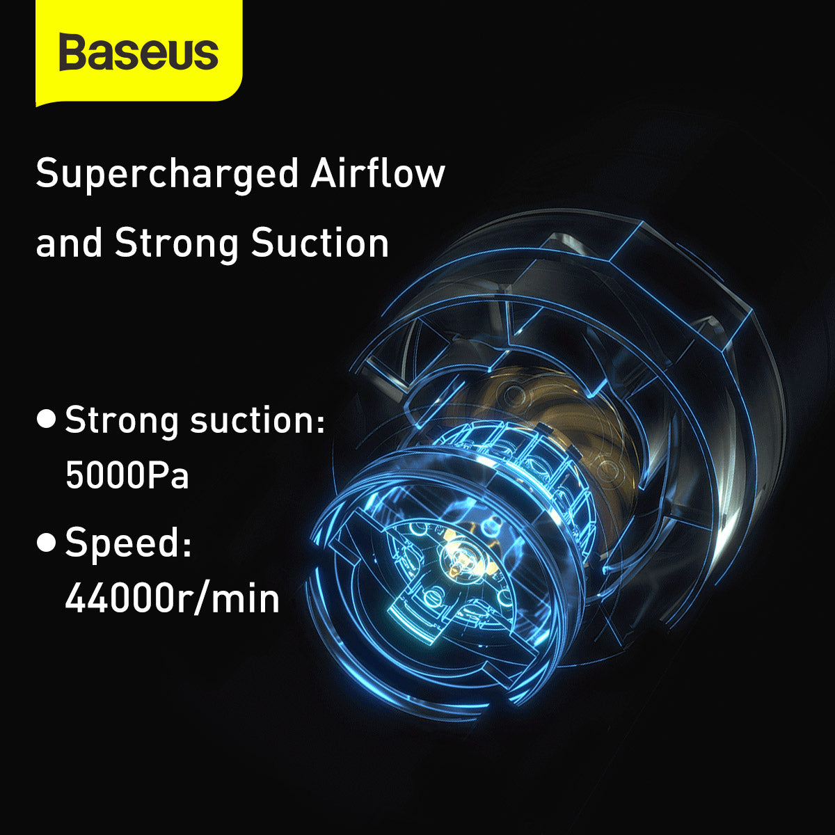 Baseus A2 Cordless Car Vacuum Cleaner 5000pa-9