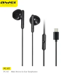Awei PC-6 and PC-6T Wired Earphones