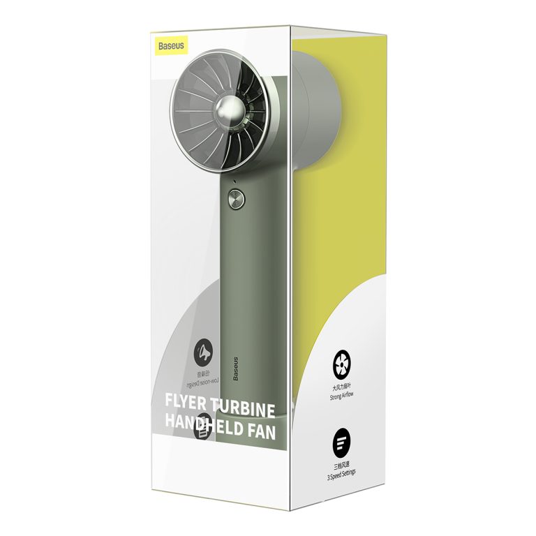 Baseus Flyer Turbine Handheld Fan High Capacity 4000mAh - gadgetsea