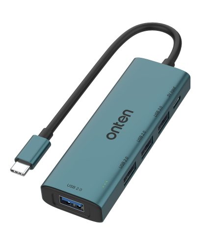 Onten UC119 5-in-1 USB-C / Type-C to USB 4-Ports HUB