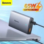 Baseus GaN5 Pro Ultra Slim Fast Charger C+U 65W