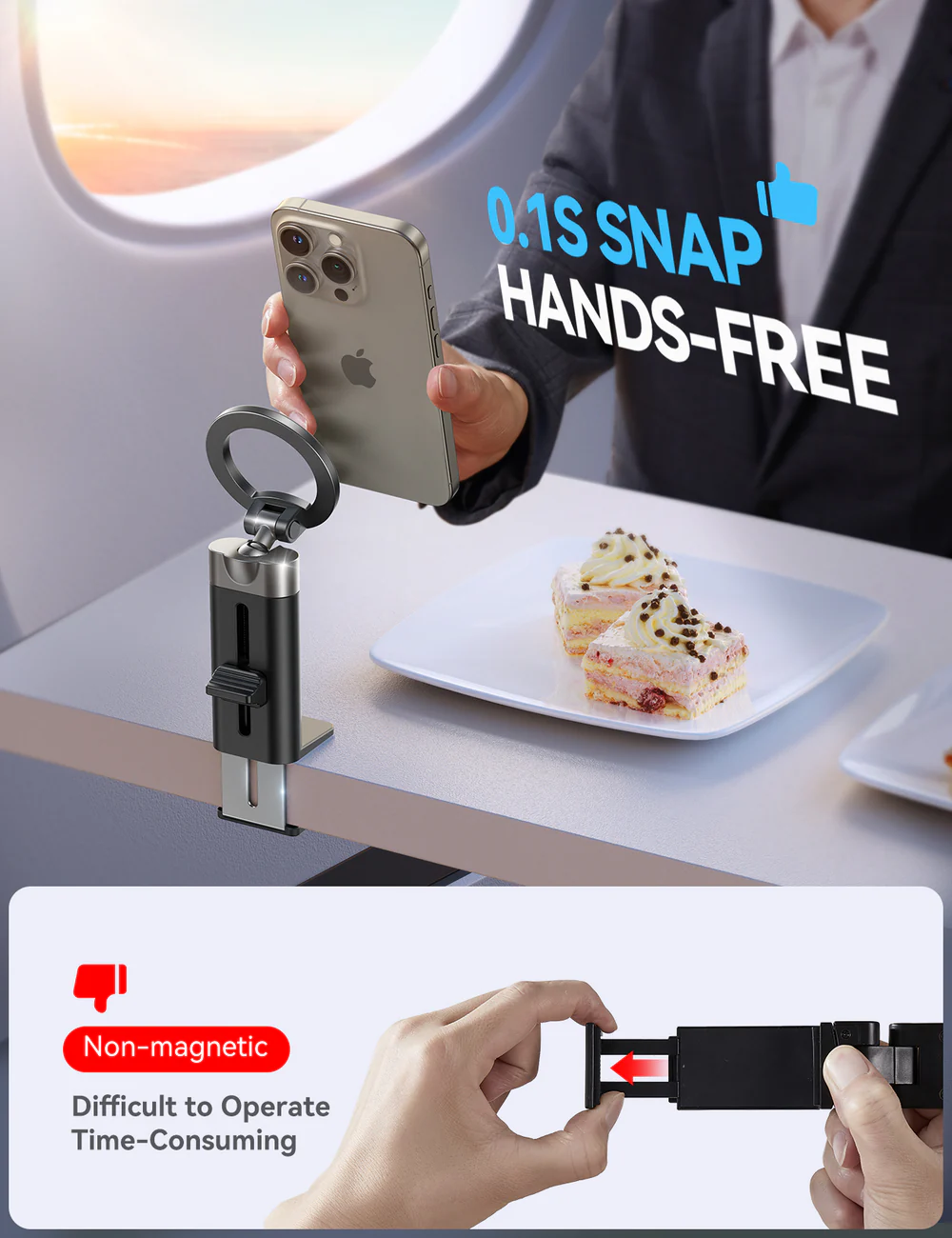 Joyroom JR-ZS413 Magnetic Travel Phone Holder-2
