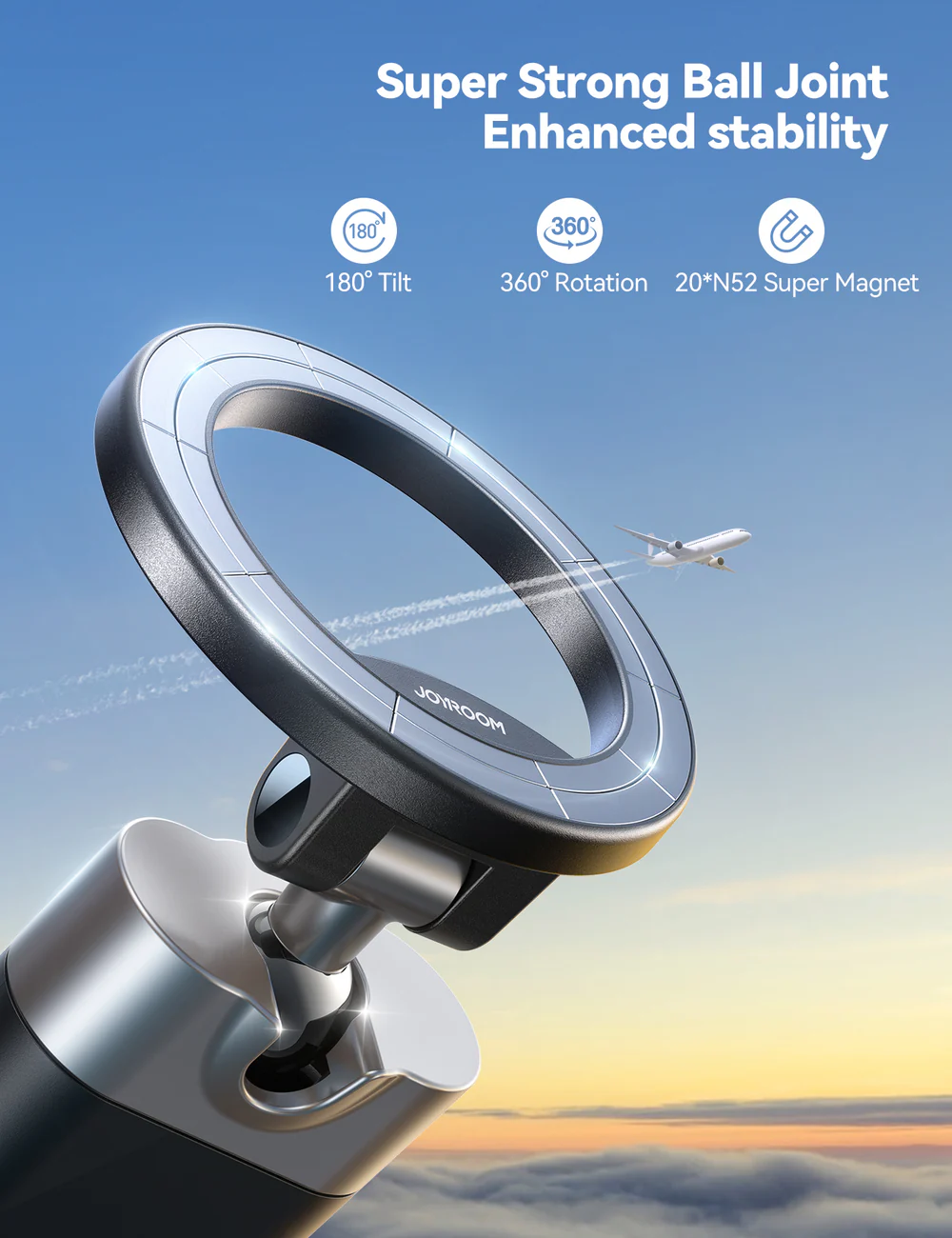 Joyroom JR-ZS413 Magnetic Travel Phone Holder-3
