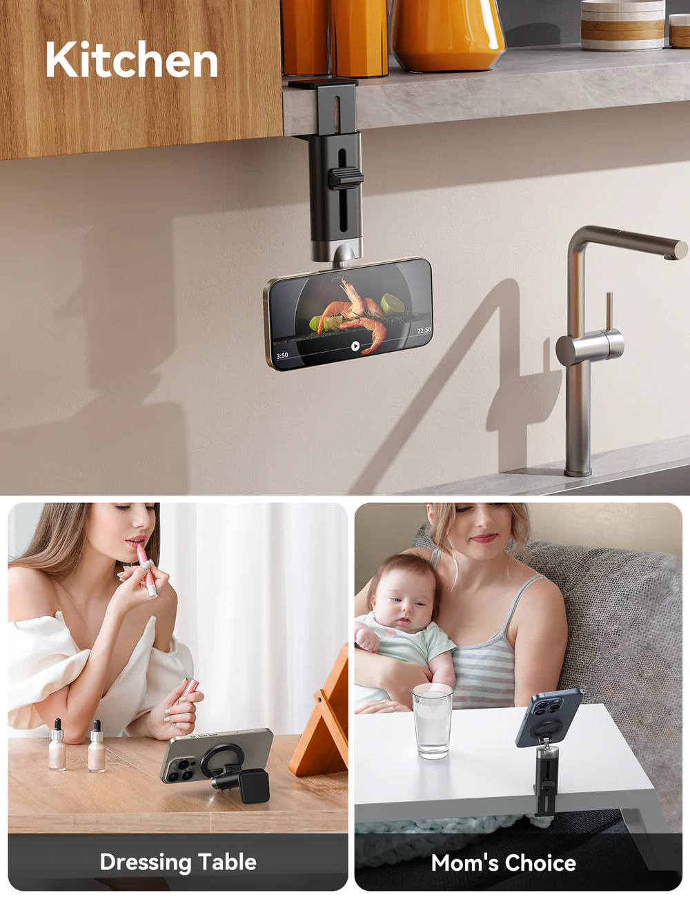Joyroom JR-ZS413 Magnetic Travel Phone Holder-7