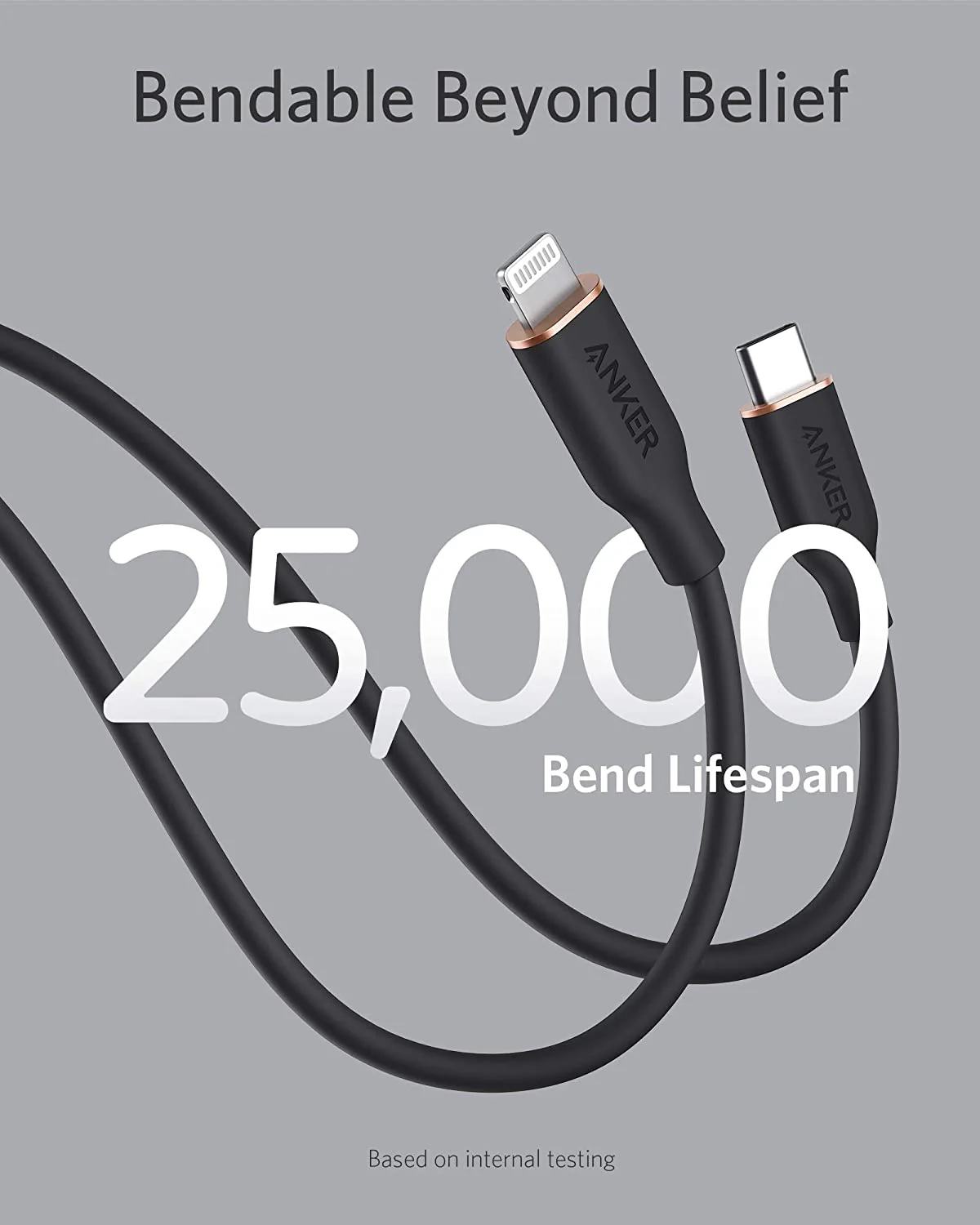 Anker 641 USB-C to Lightning Cable (Flow, 3ft Silicone) A8662 price in Pakistan-4